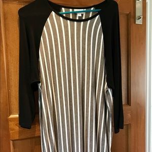 Large LuLaRoe Striped Randy